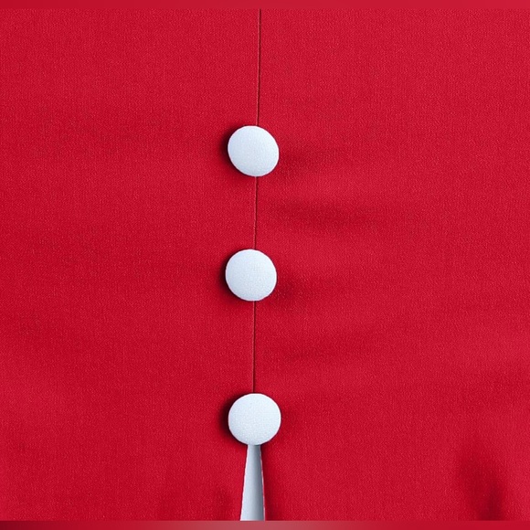 Womens Vintage Look Elegant Short Sleeve Mermaid Crew Neck Bodycon M - Picture 5 of 5